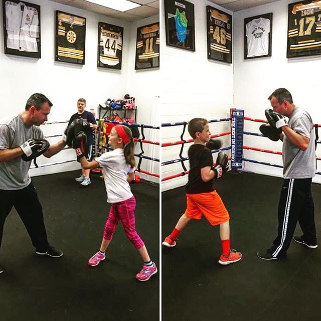 #Kids April vacation #youth #boxing #fight #fit #workout #Mittwork #sweetscience #confidence #builder @legacyplace #dedham #Boston WWW.FITBOXDEDHAM.COM