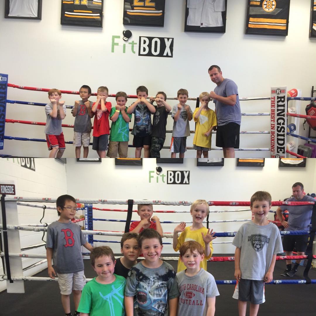 Another great Lil Boxer Birthday Party today at FitBOX. Happy 7th Birthday Will!! @legacyplace @tommymcinerney