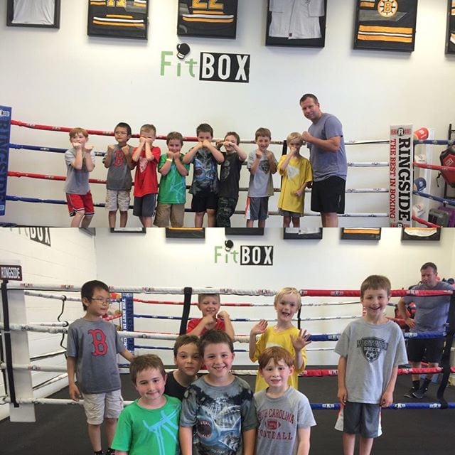 Another great Lil Boxer Birthday Party today at FitBOX. Happy 7th Birthday Will!! #Youth #boxing #dedham @legacyplace @tommymcinerney #fun #fitness #birthday #party #Boston