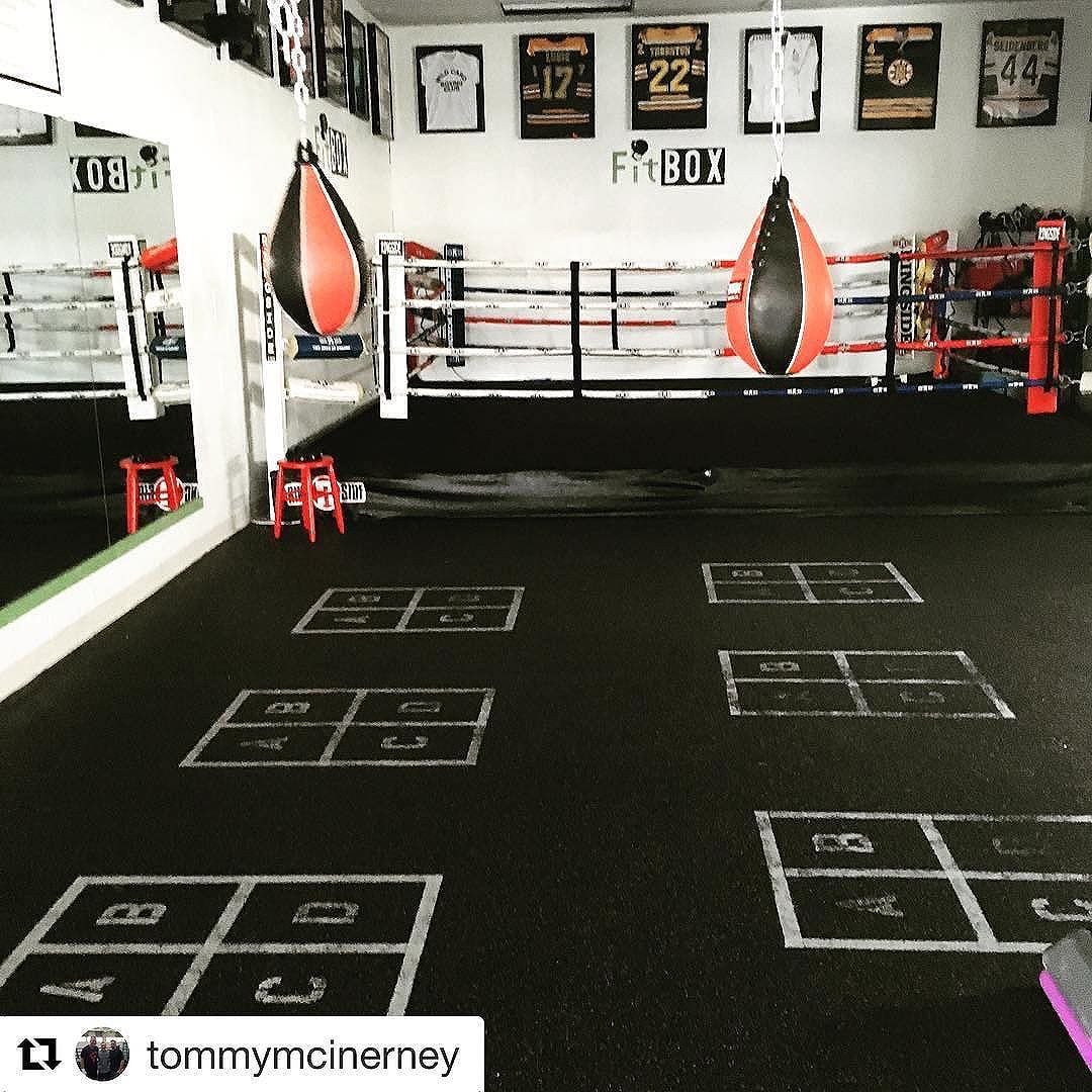 #Repost @tommymcinerney ・・・ Slip bag – Slipping is the art of defending against a punch by moving slightly out of the way instead of blocking it ur setting up for a #counterpunch. The #knockout is the best move you can make offensively, slipping is the best move you can make defensively. @fitboxboxingfitness #Boxing #SweetScience www.fitboxdedham.com #Dedham #Boston #fight #fit #fitness #workout @miketyson