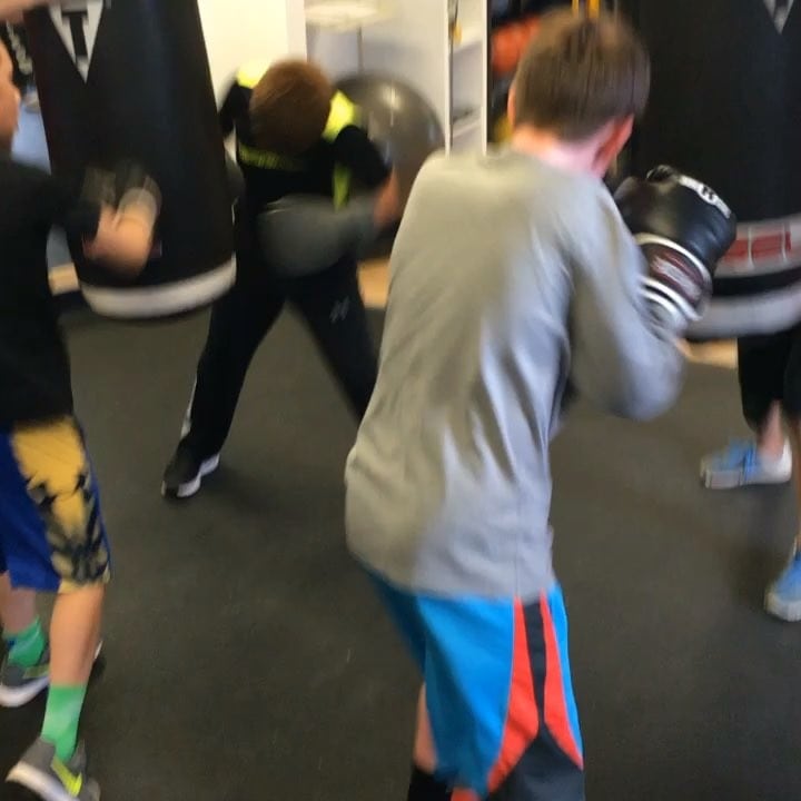 Youths putting in work at @fitboxboxingfitness . #Boxing #fun #fitnessmotivation #fight #fit #exercises #workout #conditioning #training #smallgroup #sweetscience #skills #Fitbox #Dedham #Boston #youth #kids #active www.fitboxdedham.com