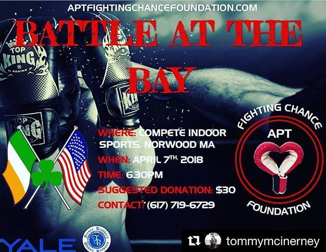 #Repost @tommymcinerney with @get_repost ・・・ This will be a great night of fights on April 7th at COMPETE Strength & Conditioning in Norwood to support and help knockout #Cancer by raising money for families battling Cancer. Come on down and Check it out !!@competeindoorsports #Boxing #Norwood #Boston #charity #fucancer #fightfit #battleatthebay #fightingchancefoundation