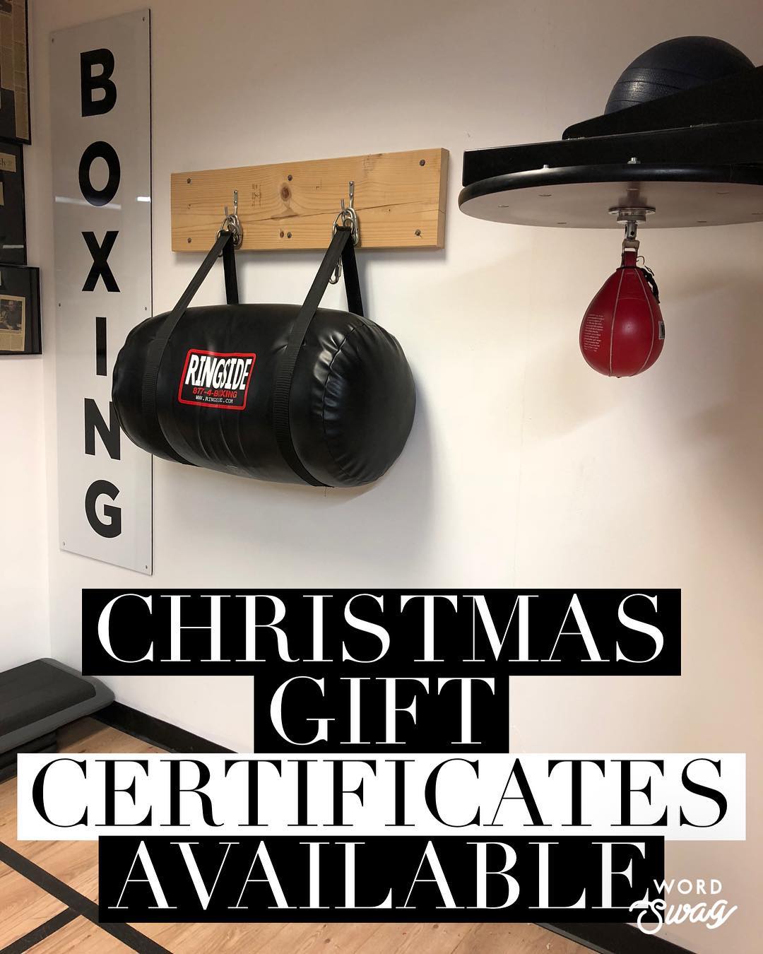 Still time left to pick up that last minute gift . Text or call us at (781)727-9503 for more information. . #boxing #fitness #christmas #giftcard #present #holiday #workout #exercise #cardio #conditioning #weightloss #fight #fit #Boston #Dedham #legacyplace #boxingtraining #boxingtrainer