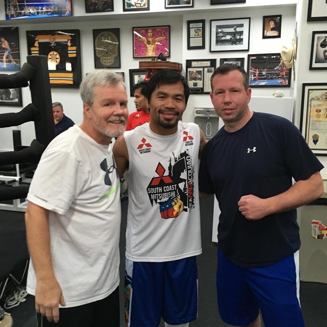 It’s Fight Week . Best of luck this Saturday night 1/19/19 at @mgmgrand #lasvegas to @mannypacquiao #teampacquiao @freddieroach and @wildcardboxingclub . #boxing #worldclass #pacquiaobroner #mannypacquiao vs @adrienbroner #boston #dedham @tommymcinerney