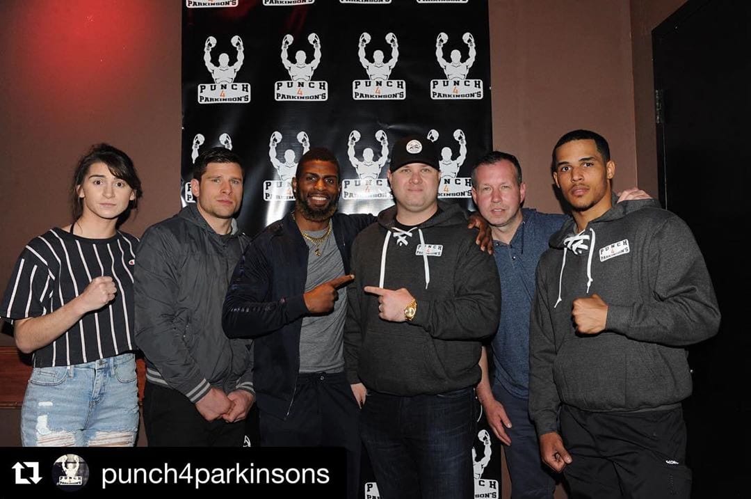 Great Cause , glad to help out !! #Repost @punch4parkinsons ・・・ Helping us #fightparkinsons Thank you @markiedeluca @alwayswillowdmc @abrahamnova22 @tommymcinerney @fitboxboxingfitness @khirytodd @ryanroach82 #boxing #boxingfamily #fightingparkinsons #fight #punchoutparkinsons #boston #punch4parkinsons #🥊 #thankful #bestofthebest #champs photo credit @the_emily_harney