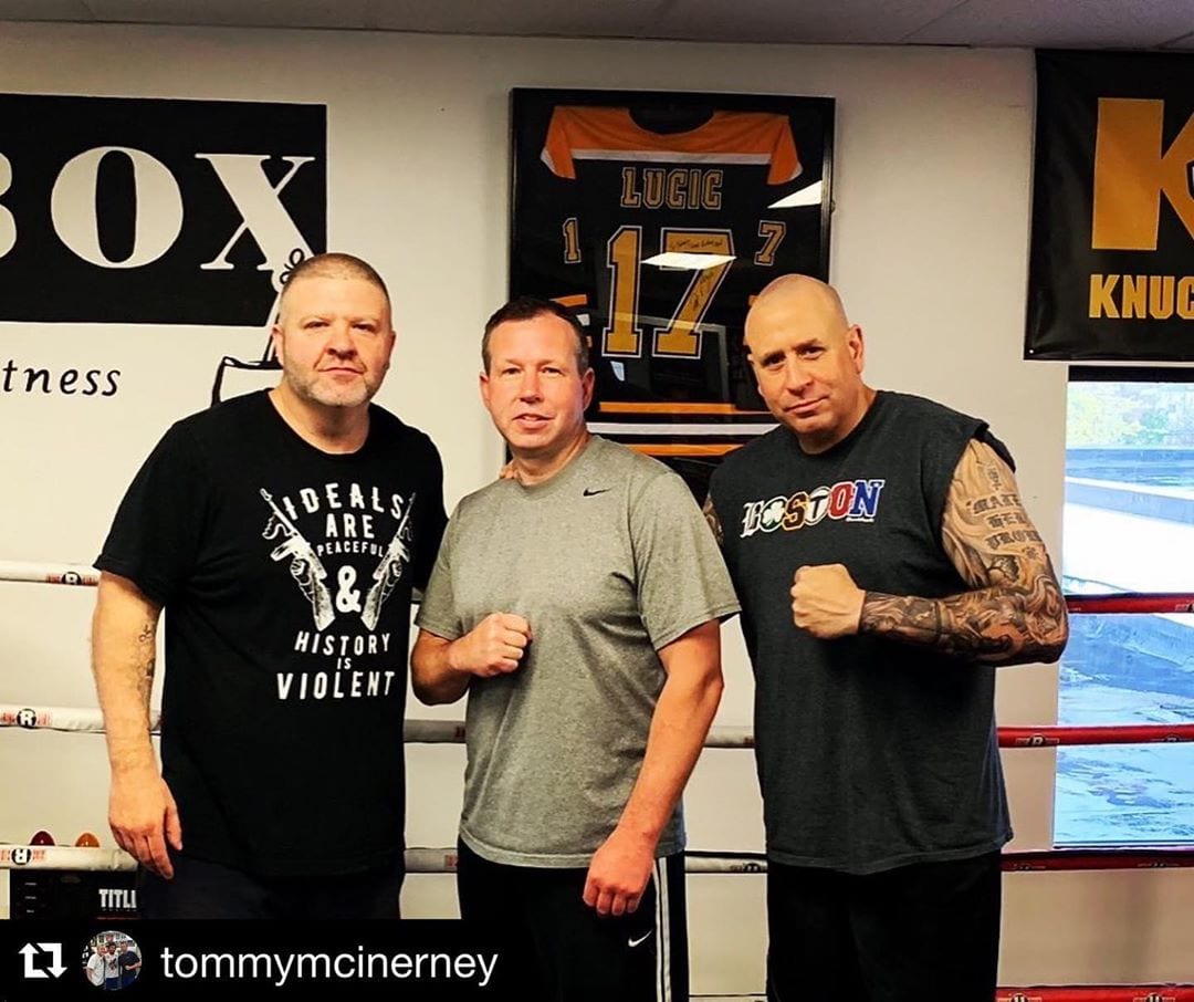 Great time this morning with @slainesworld and @just_pug_ putting in work on the mitts @fitboxboxingfitness . # . #boxing #fight #fit #fitness #mittwork #dedham #boston