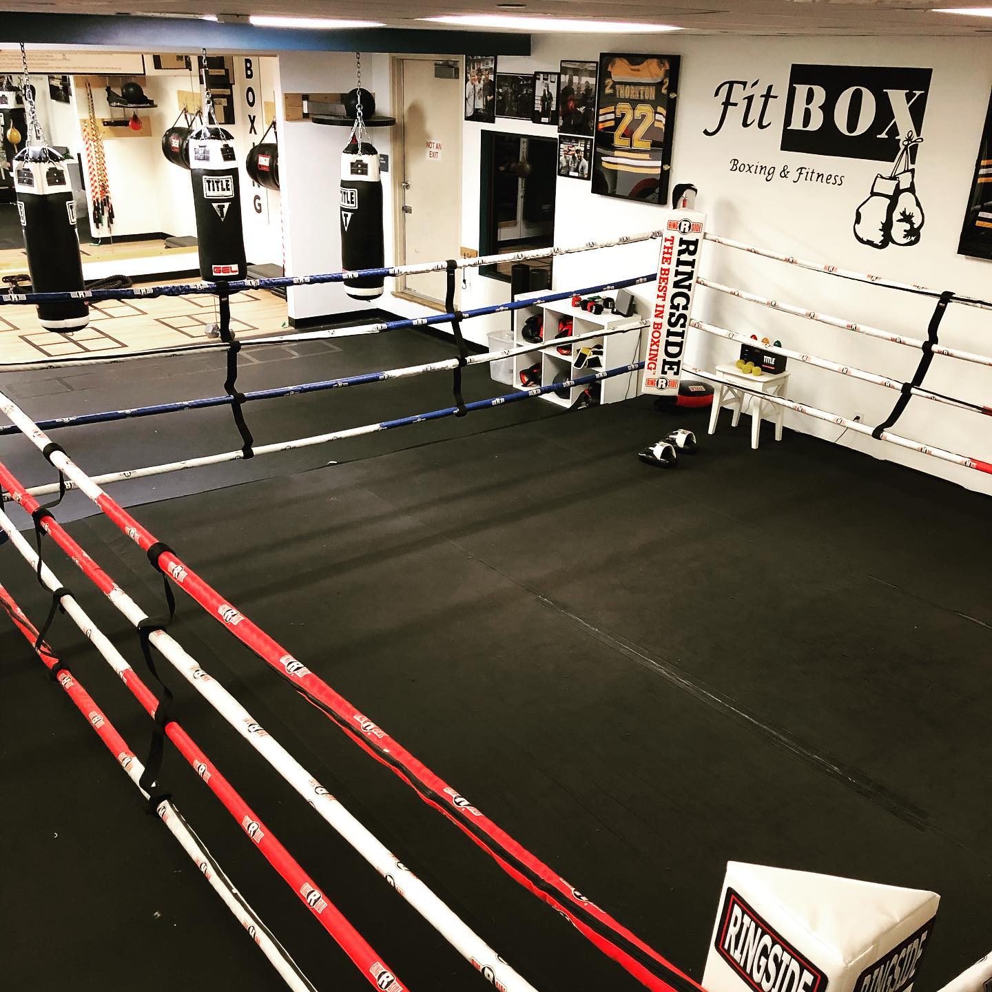 The future of large gyms and over-crowded group classes could be a thing of the past soon after this Pandemic. FItBOX is Boxing studio that has been social distancing since we opened 7 yrs ago . We are a 1-on-1 Boxing studio that puts our clients through full body boxing workouts by appointment only. Owner @tommymcinerney has always felt you get more out of a 1-on-1 boxing workout then these large group classes that don’t focus on the correct form & technique that helps you get the best full body workout you can get. 
Soon we will get the ok from our Government to open up and we are looking forward to start letting your punches go and getting you that guaranteed sweat. For more info on finding out about our boxing studio and to sign up and try a free 1-on-1 boxing session contact us at FitBOX@outlook.com or call/text (781)727-9503. .
