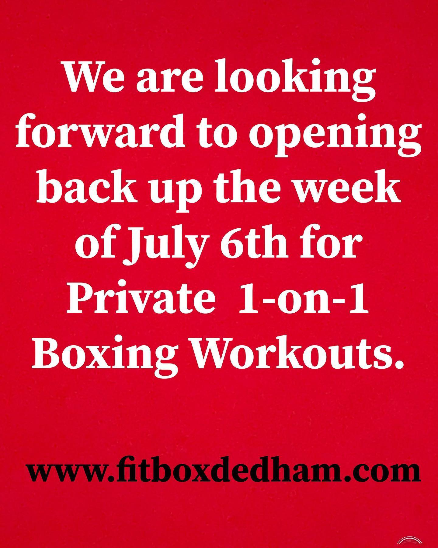 Contact us for more information by phone Call/text at (781)727-9503 or email FitBOX@outlook.com