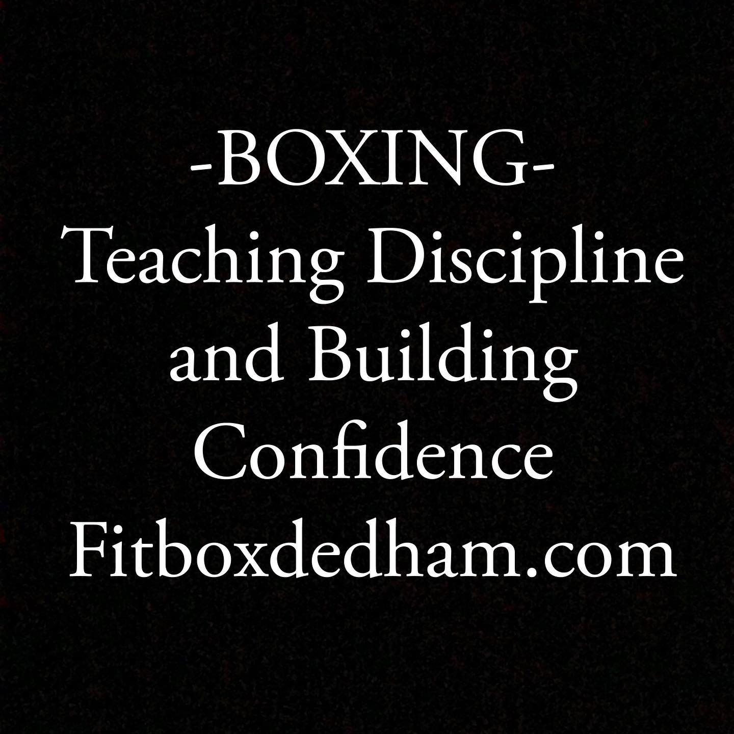 We are back doing what we do best teaching discipline and building confidence through Boxing workouts . Contact us for more information and how to schedule a free boxing workout call/text (782)727-9503 or email fitbox@outlook.com