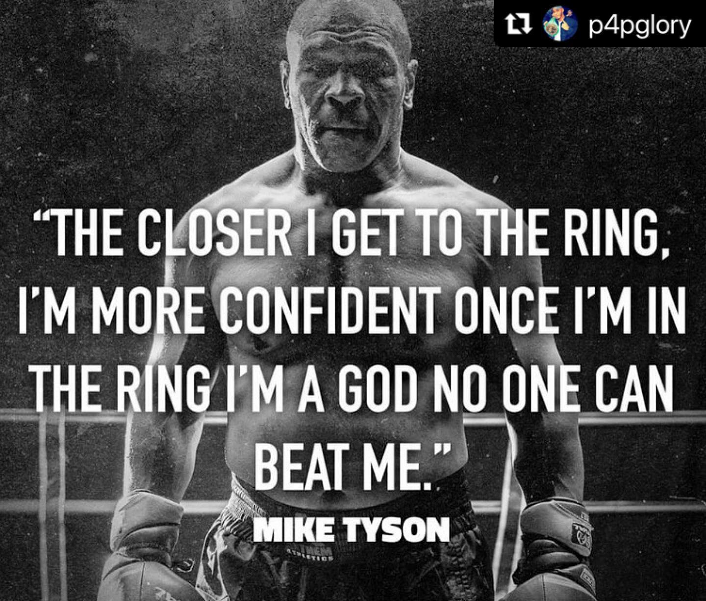 Confidence - Is One of the most important things our boxing trainer @tommymcinerney focuses on building with his clients . 
.
@miketyson