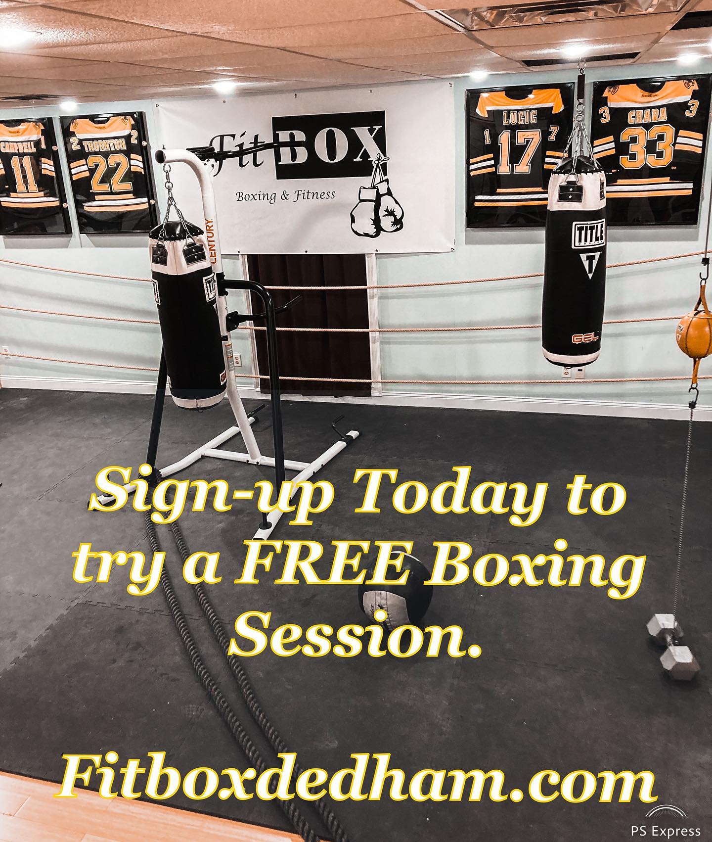No Excuses Now !! We are offering a FREE 1-on-1 Boxing Workout for you to come in and try it out. For more info you can contact us at call/text (781)727-9503 or email fitbox@outlook.com .