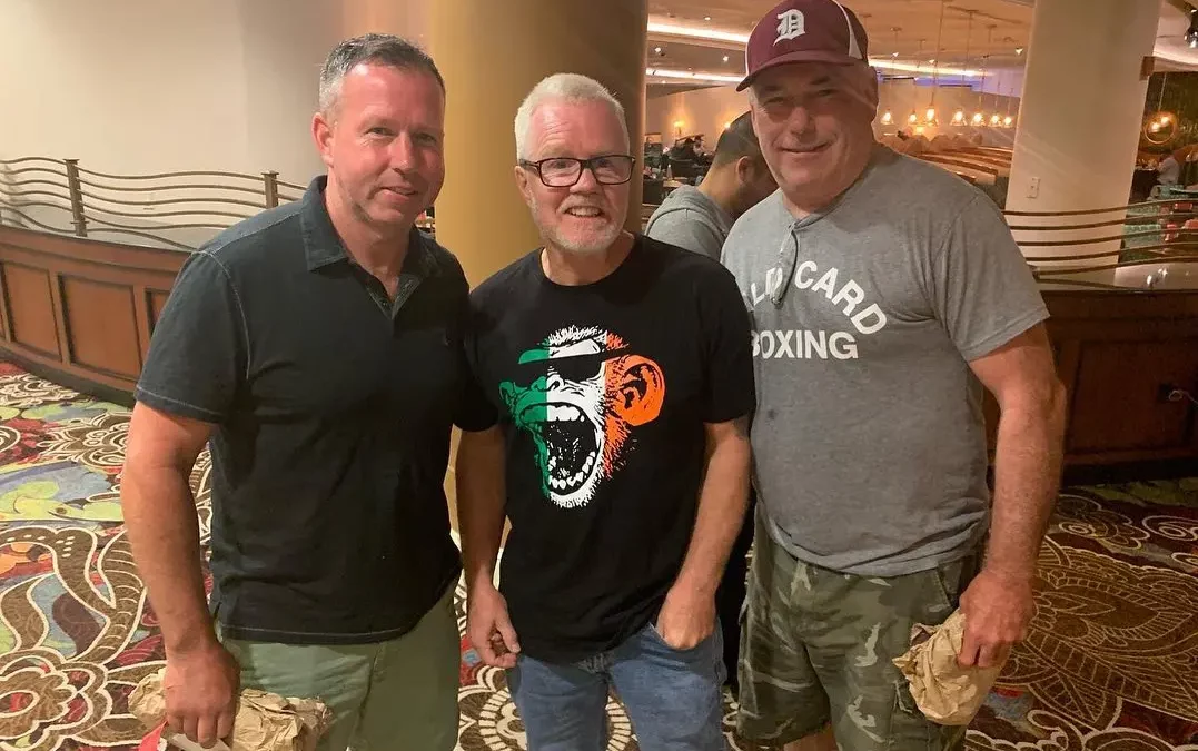 Such a Great weekend with so many Legends under one roof , Thank you @freddieroach and @wildcardboxingclub for such a great time . Congratulations to all the 2020,2021,2022 @internationalboxinghalloffame Inductees . Thank you for everything you have done for this sport #Boxing . @realmiguelacotto @floydmayweather @bhopdaalien @jmmarquezof @shanemosley @royjonesjrofficial @lightsouttoney @andresogward @christymartinpromotions @thereallailaali @realannwolfe @hollyholm @loudibella and more