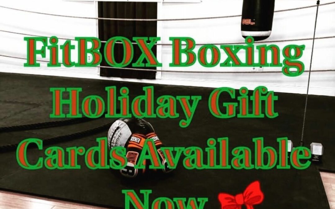 There is no better gift for Christmas then the gift to throw a punch . Contact us today to learn more about our holiday savings gift cards . Phone/text (781)727-9503 or email fitbox@outlook.com #boxing #boston #fitness #stressreliever #christmas #gift #giftcards